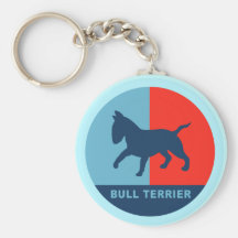 Bull Terrier keychain
