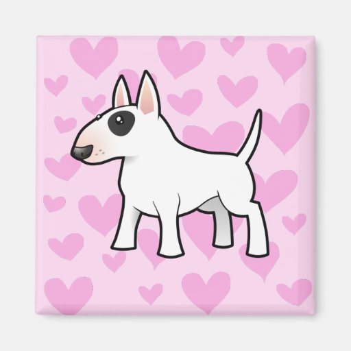 Bull Terrier Love Magnet