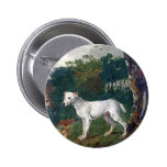 Bull Terrier Painting - Vintage Fine Art Pin