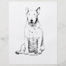 Bull Terrier Personalized Flyer