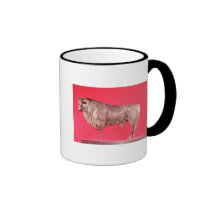 Bull with three horns, from Avrigney mugs