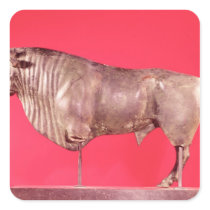 Bull with three horns, from Avrigney stickers