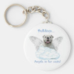 Bulldog Angel Keychain