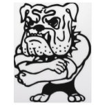 Bulldog  Baseball Arms Custom Letterhead