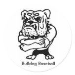 Bulldog Baseball sticker