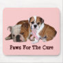 Bulldog Breast Cancer Mousepad
