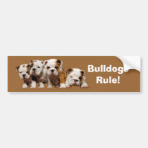 Bulldog Bumper Sticker