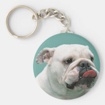 Bulldog Cards, Gifts, Postage Key Chains