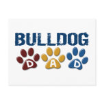 BULLDOG DAD Paw Print 1