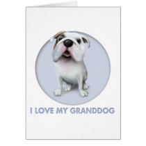 Bulldog (English) Granddog Greeting Cards