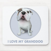 Bulldog (English) Granddog Mouse Mats