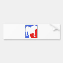 Bulldog exclusive design bumper stickers