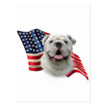 Bulldog Flag Post Cards