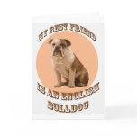 BULLDOG GREETING CARD