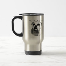 Bulldog Happy Face Mug