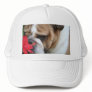 Bulldog Hat "take time to smell the flowers"