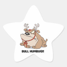 bulldog humbug star stickers