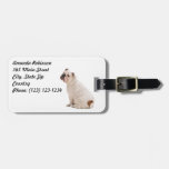 Bulldog Luggage Tag
