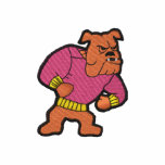 Bulldog Mascot embroidered shirts