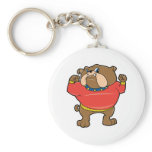 Bulldog Mascot Keychains