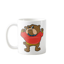 Bulldog Mascot Coffee Mug