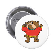 Bulldog Mascot Pin