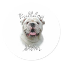 Bulldog Mom 2 Sticker