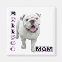 Bulldog Mom 4 - Magnet