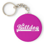 Bulldog mom keychains