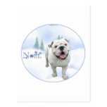 Bulldog Noel Postcard