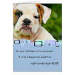 Bulldog Puppy All Occasion Greeting Card