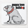 Bulldog puppy mouse pads