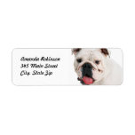 Bulldog Return Address Label
