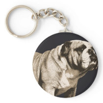 Bulldog Spirit Keychains
