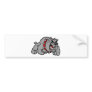 Bulldog Style Bumper Sticker