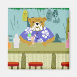 Bulldog Tiki Bar Magnets