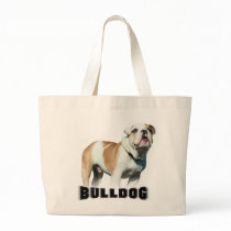 bulldog tote bag