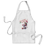 Bulldog Wishes for Pawsitively Wonderful Christmas Aprons