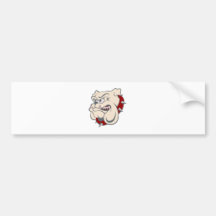 Bulldogge bulldog auto sticker