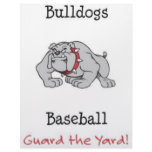 Bulldogs Baseball Guard the Yard! letterhead