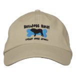 Bulldogs Rule Embroidered Hat (English Bulldog) embroidered hats