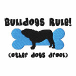 Bulldogs Rule Embroidered Shirt (Zip Hoodie)