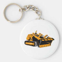 bulldozer construction equipment machinery key chains