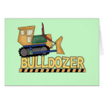 Bulldozer Tshirts and Gifts Greeting Cards
