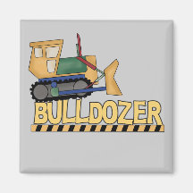 Bulldozer Tshirts and Gifts Magnets