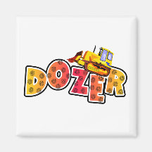 Bulldozer Tshirts and Gifts Magnets