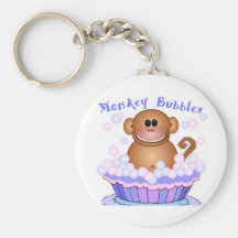 Bulles de singe porte-clefs