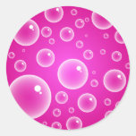 Bulles roses adhésif