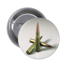 Bullet Ammo Pinback Buttons