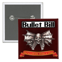 Bullet Bill Skin n Bone Pins